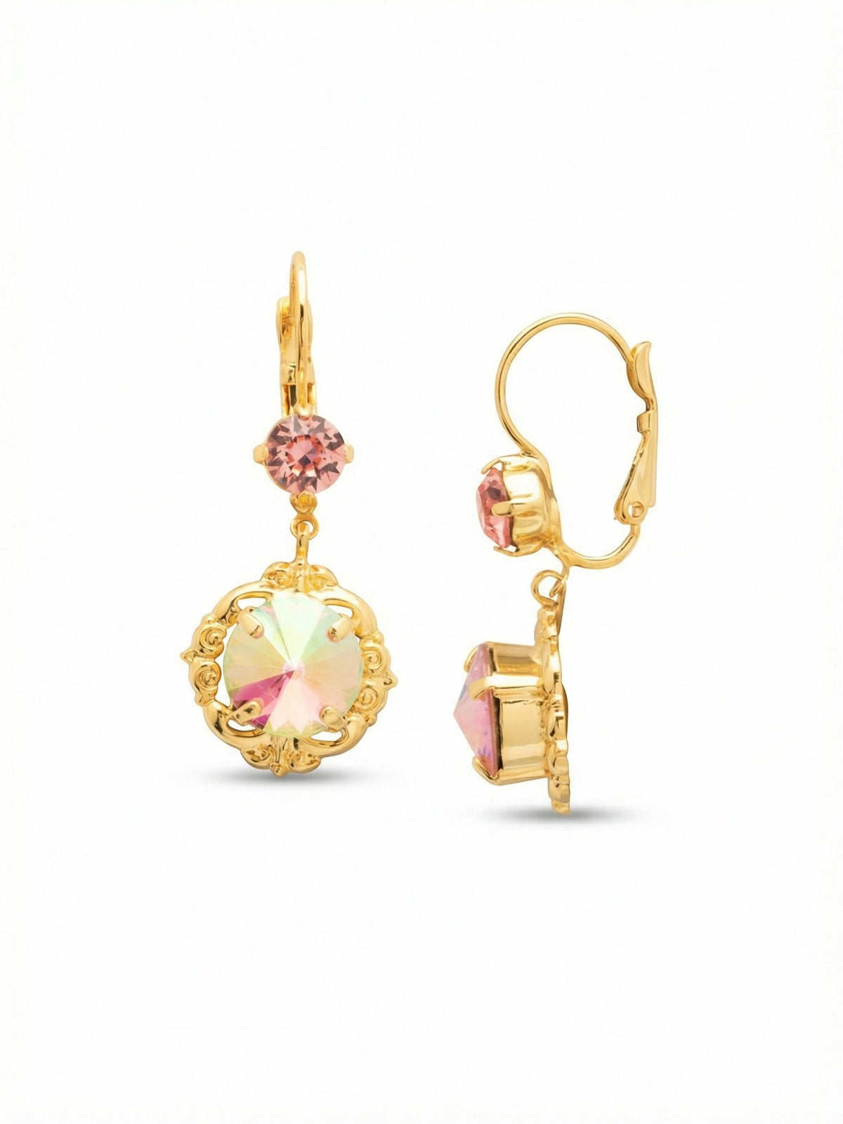 Sorrelli Light Rose AB Lori Dangle Earrings