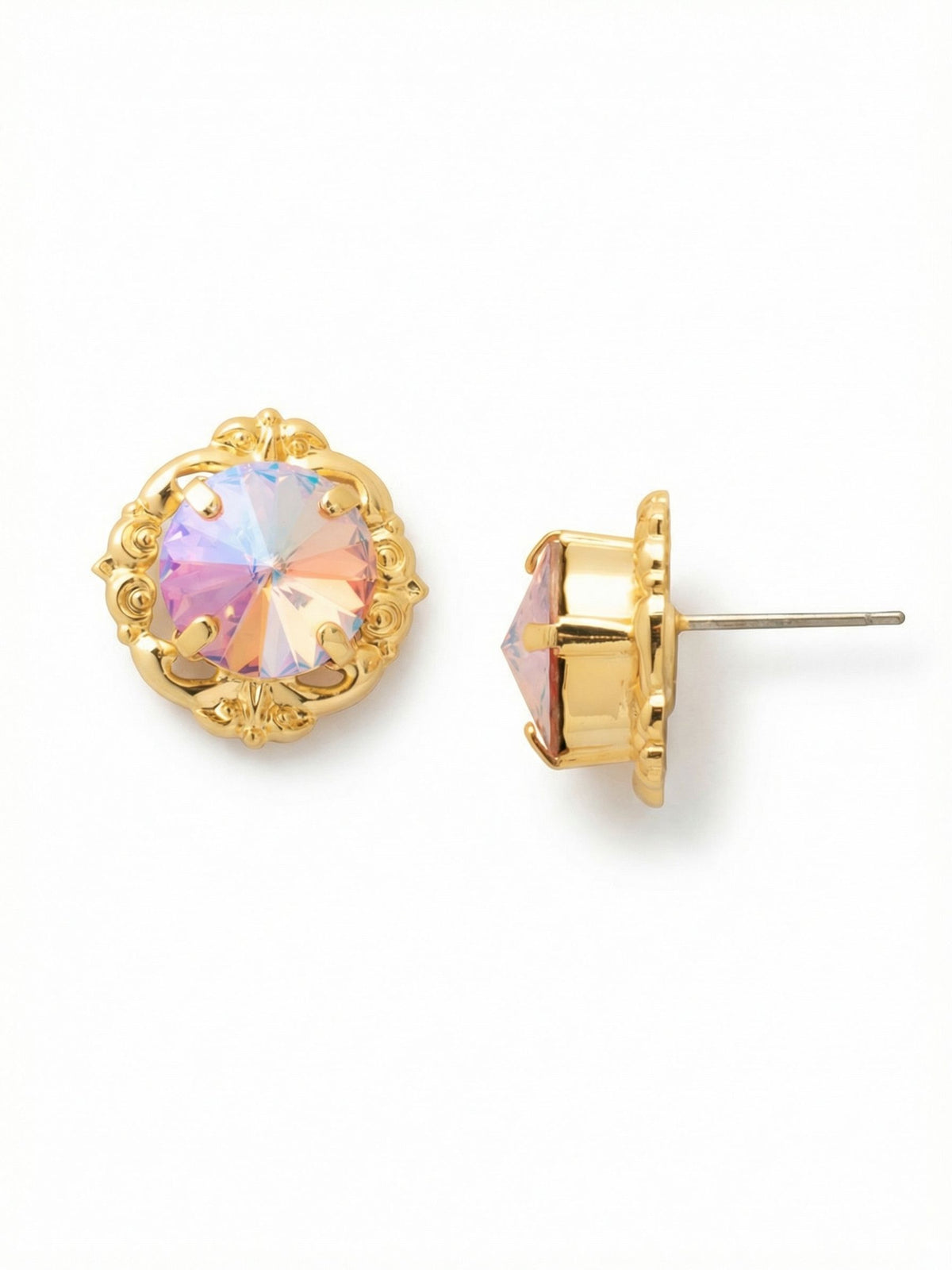 Sorrelli Light Rose AB Lori Stud Earrings