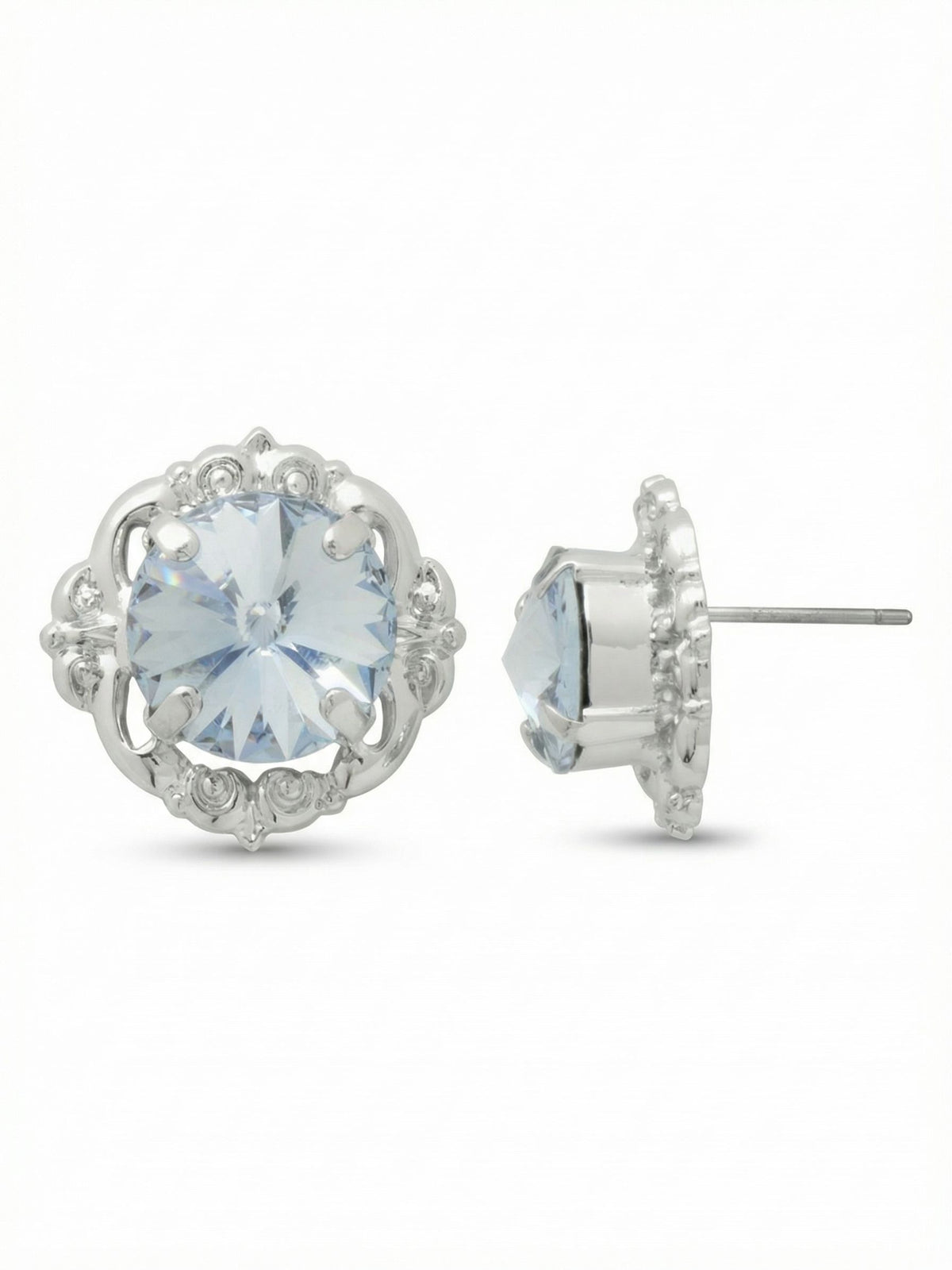Sorrelli Light Sapphire Lori Stud Earrings