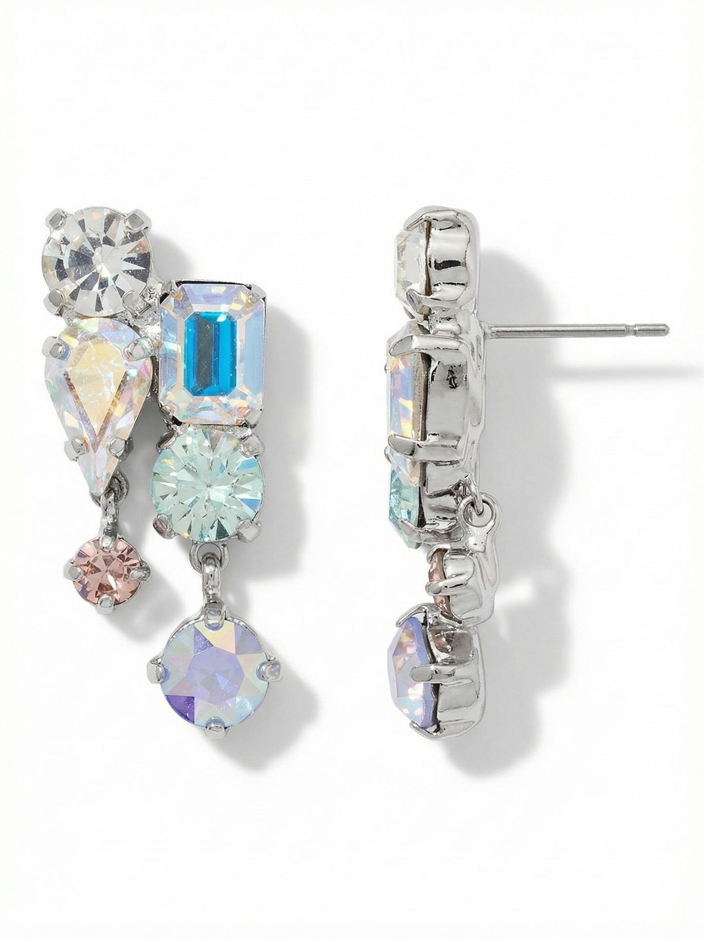 Sorrelli Rainbow Quartz Moxie Dangle Earrings