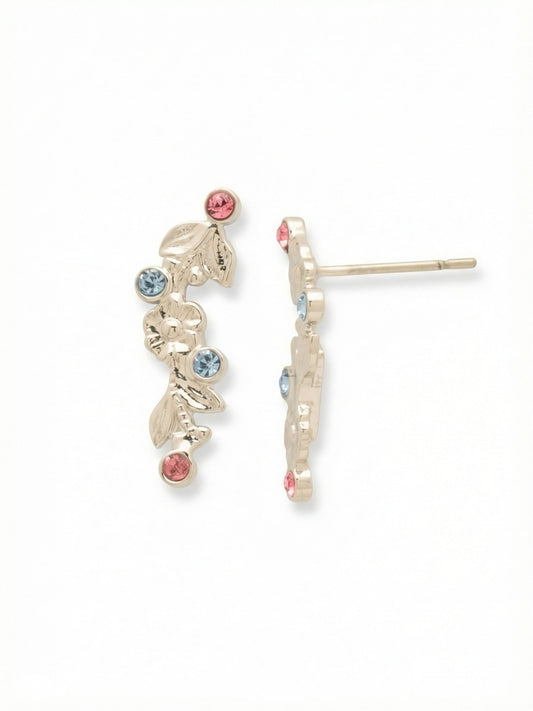 Sorrelli Peony Breeze Blossom Stud Earrings