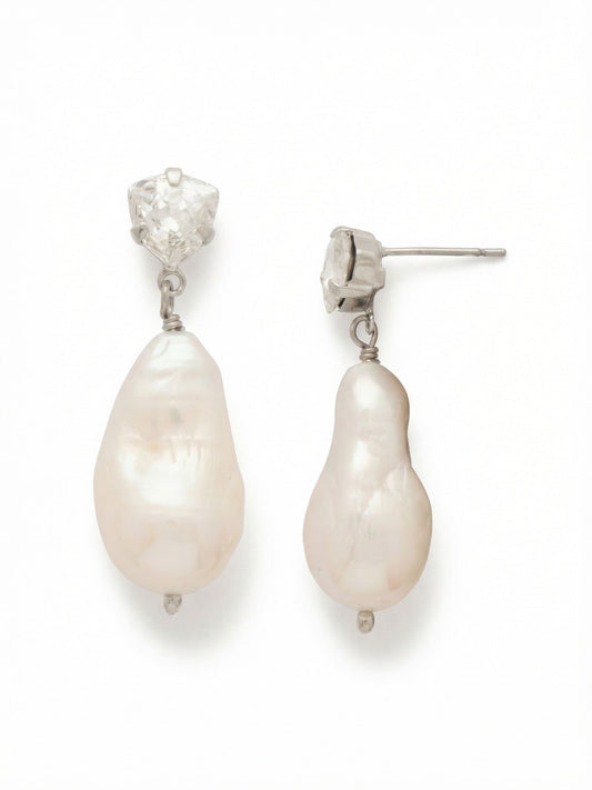 Sorrelli Modern Pearl Sedge Pearl Dangle Earrings