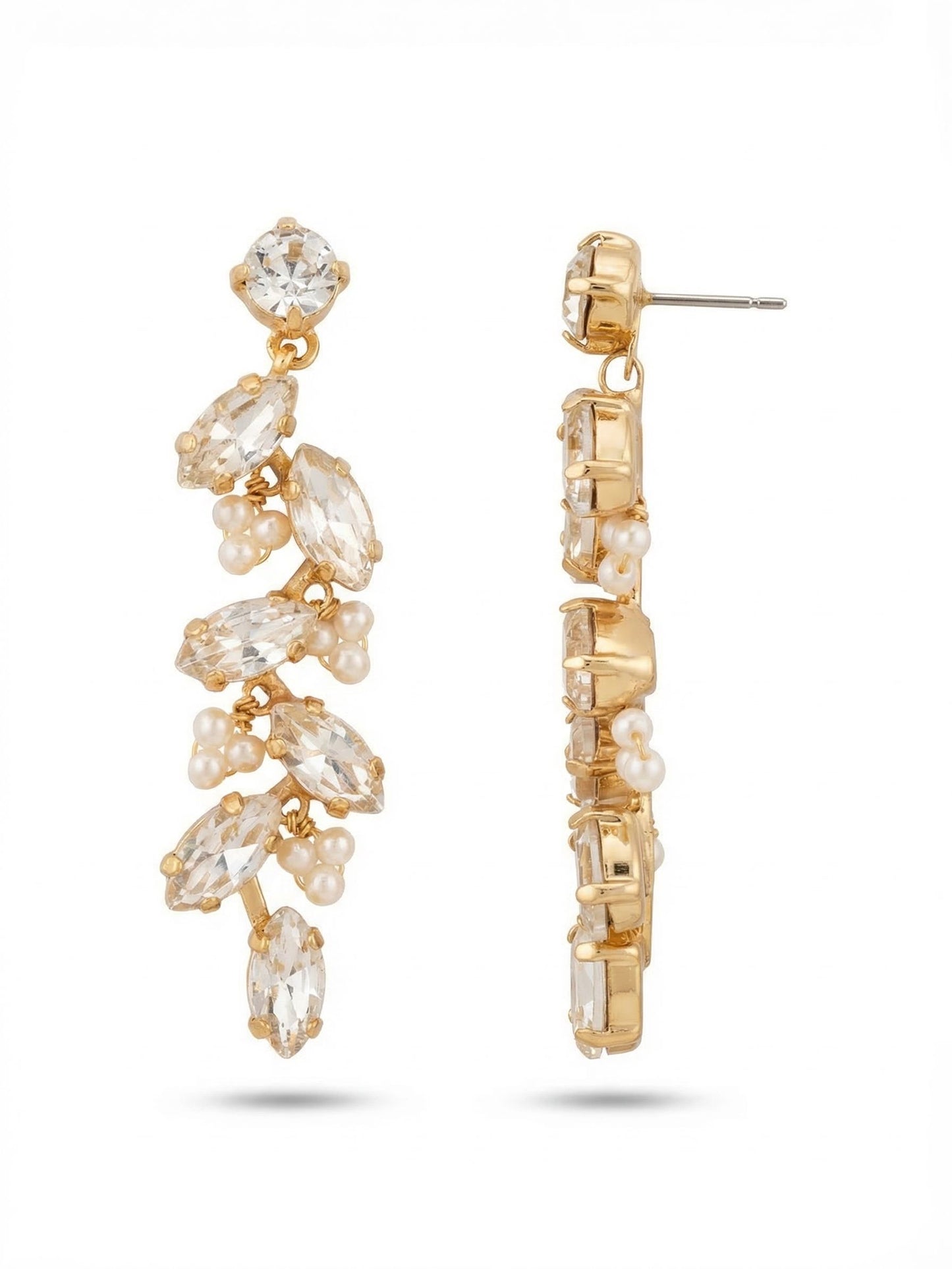 Sorrelli Modern Pearl Hyacinth Statement Earrings