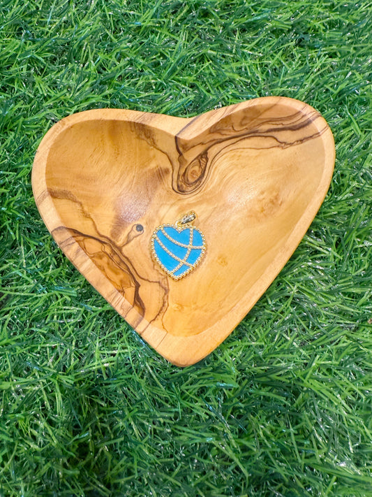 Blue Heart Charm