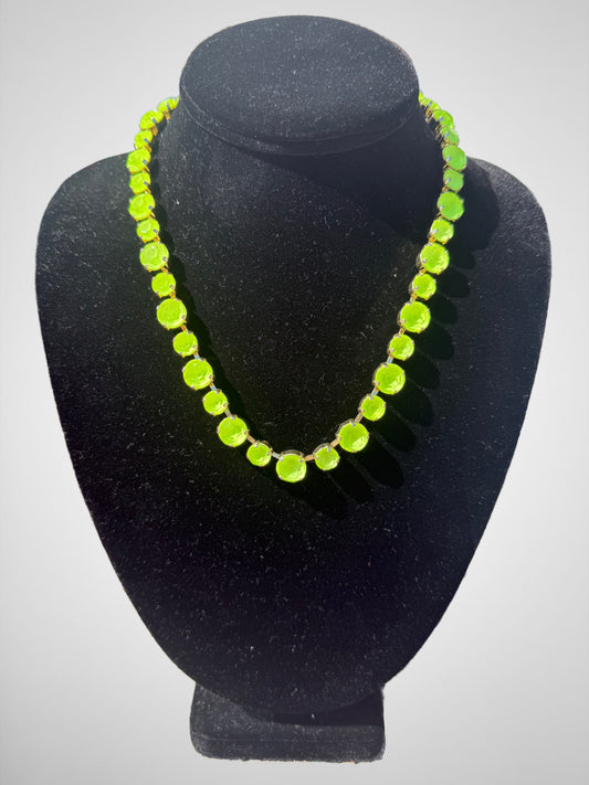 Jules Maddie Electric Yellow Necklace