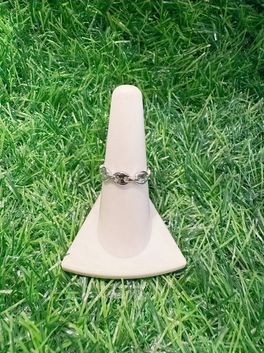 Silver Puff Ring