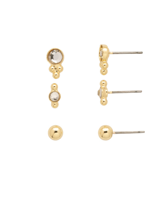 Sorrelli Crystal Trifecta Earring Gift Set