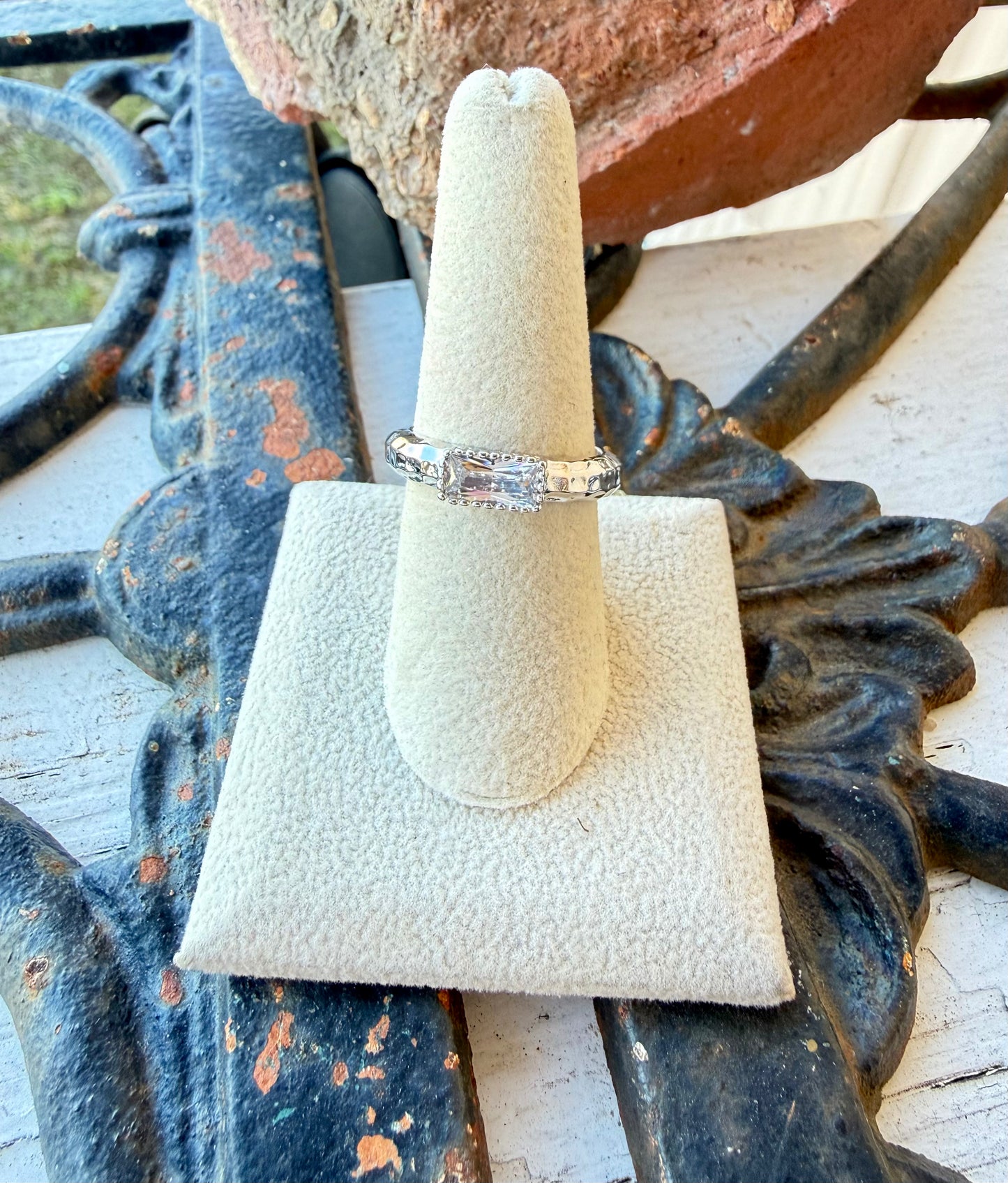 Silver Bar Ring