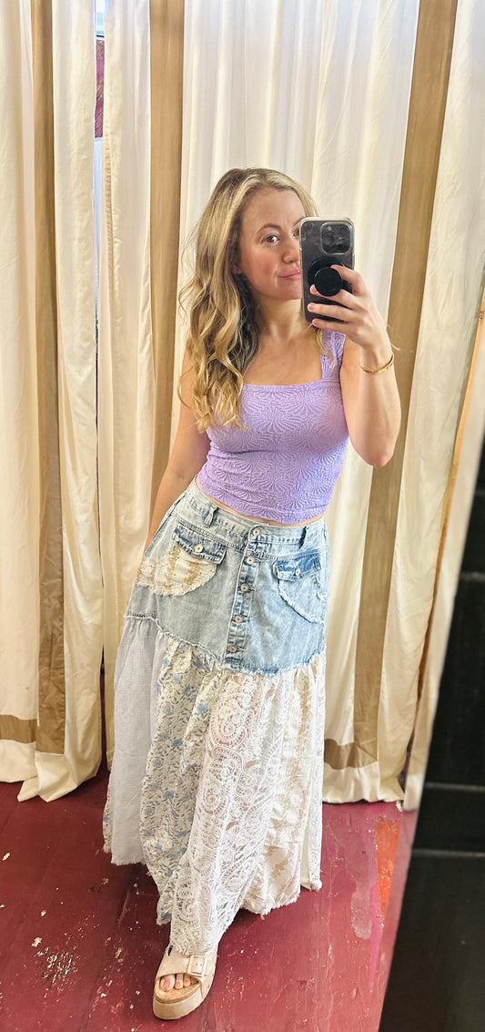 Seamless Flower Tank