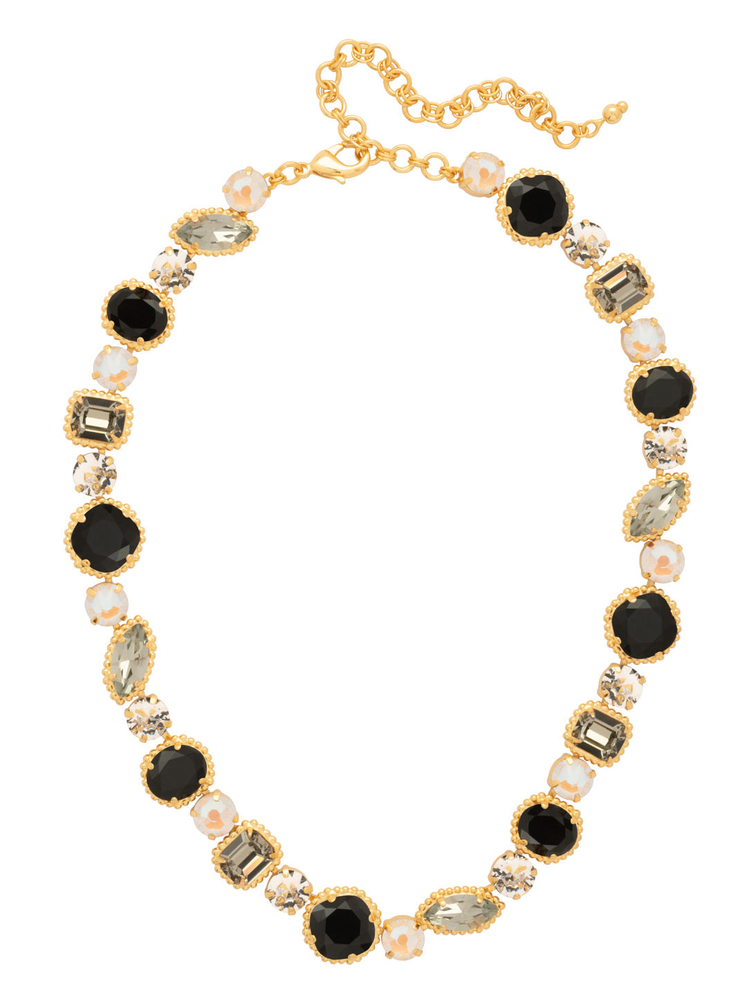 Sorrelli Starry Night Cushion-Cut Tennis Necklace