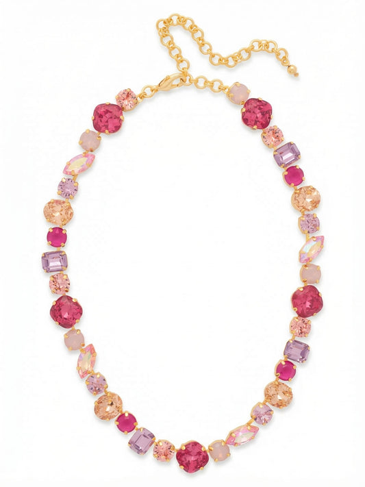Sorrelli Panama Rose Teddy Tennis Necklace