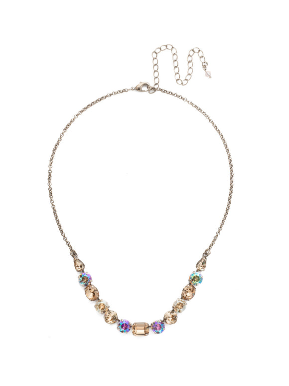 Sorrelli Mirage Tansy Half Line Tennis Necklace