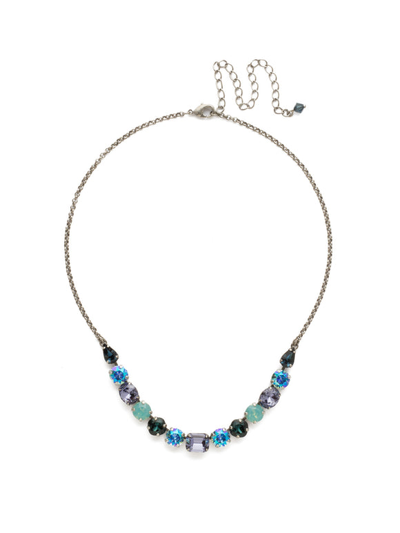 Sorrelli Moonlit Shores Tansy Half Line Tennis Necklace