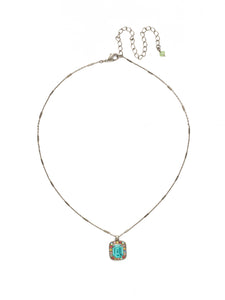 Sorrelli Vivid Horizons Opulent Octagon Pendant Necklace