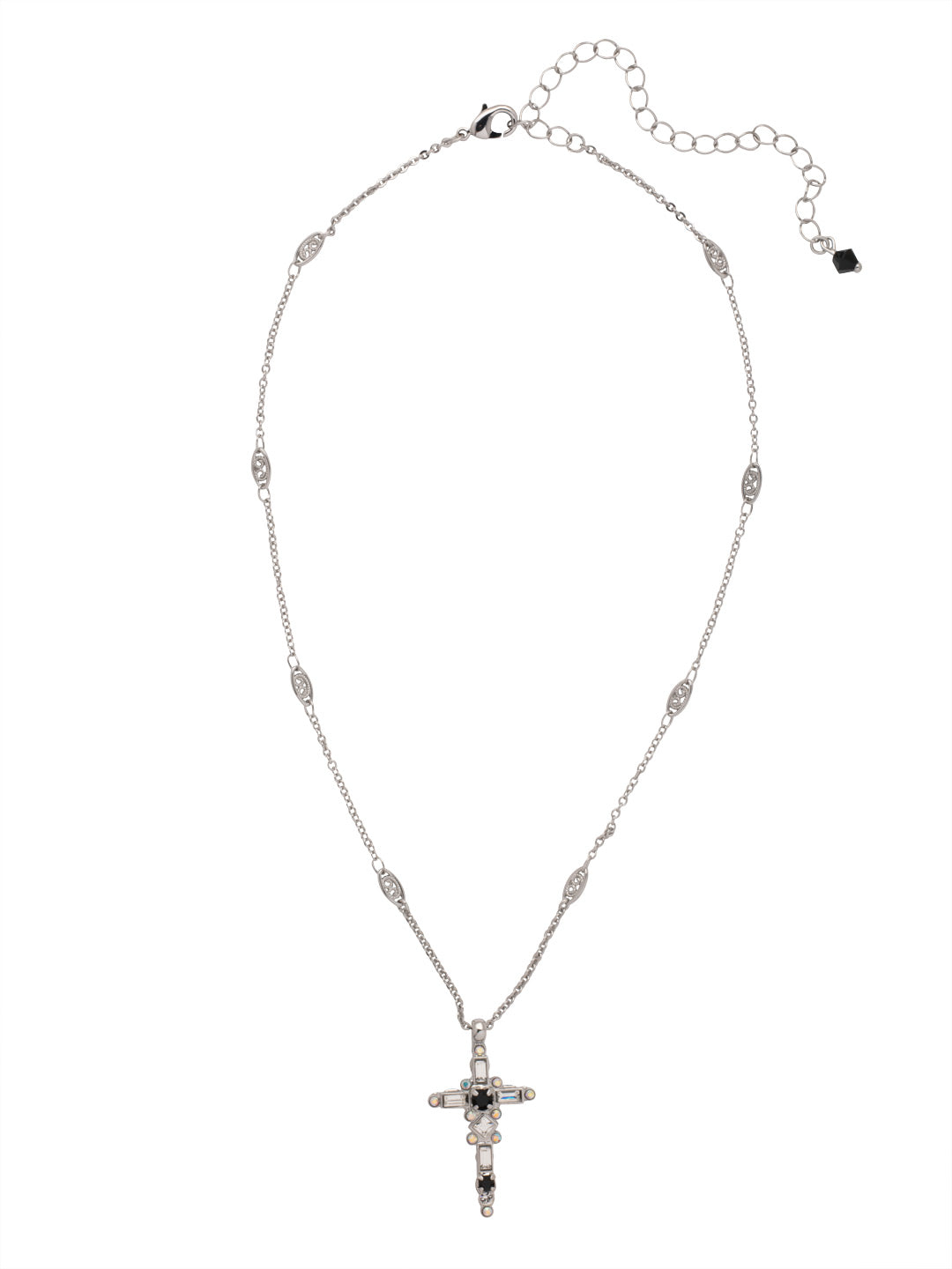 Sorrelli Starry Night Dierdre Cross Pendant Necklace