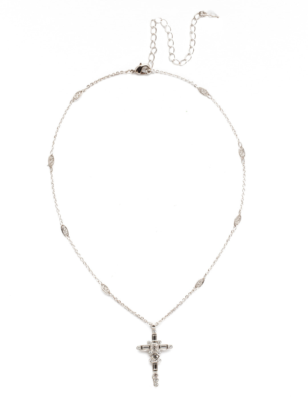 Sorrelli Crystal Dierdre Cross Pendant Necklace