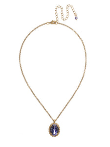 Sorrelli Jewel Tone Camellia Pendant Necklace