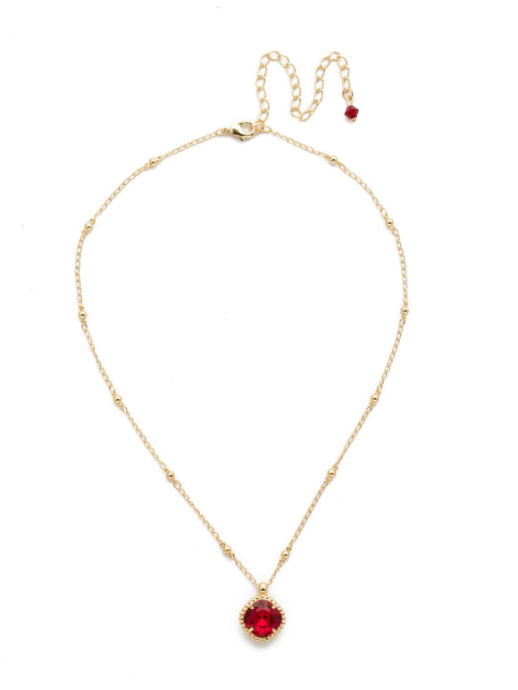 Sorrelli Siam Cushion-Cut Pendant Necklace