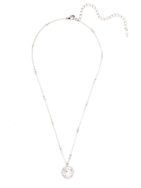 Sorrelli Crystal Cushion-Cut Pendant Necklace