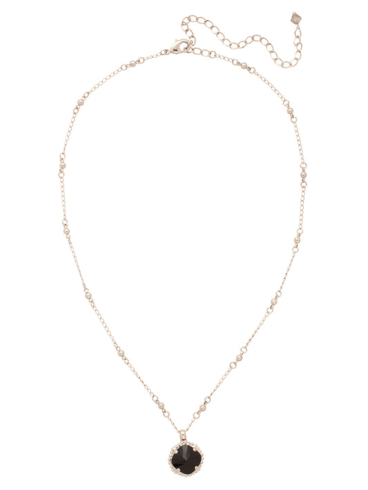 Sorrelli Evening Moon Cushion-Cut Pendant Necklace