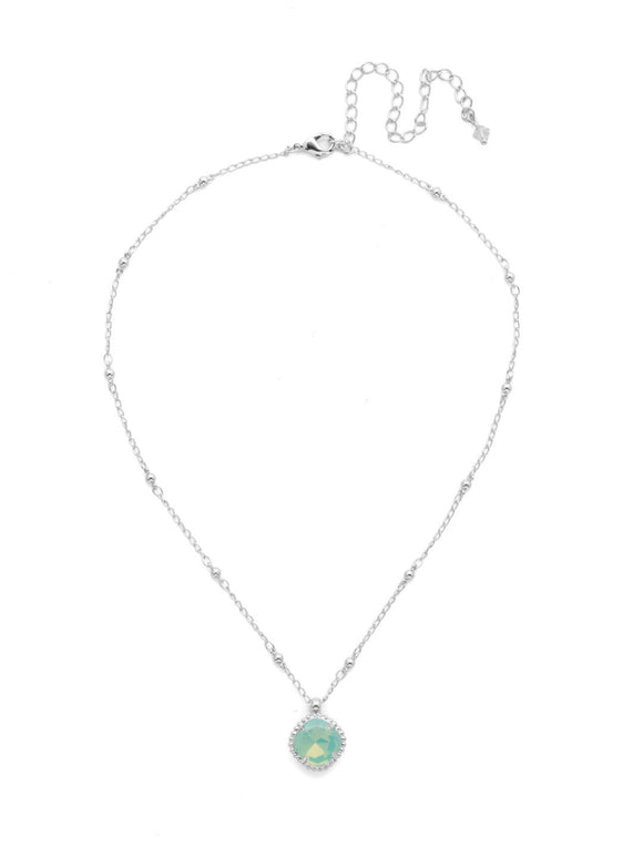 Sorrelli Pacific Opal Cushion-Cut Pendant Necklace