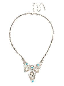 Sorrelli White Bridal Alder Statement Necklace