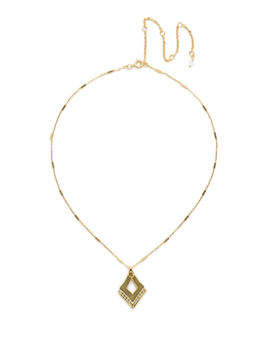 Sorrelli Crystal Tri To Love Necklace Pendant Necklace