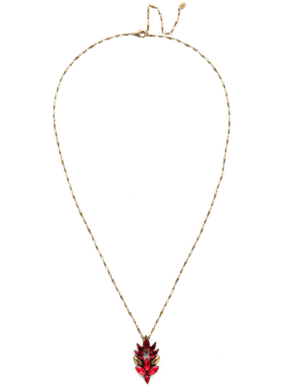 Sorrelli Sansa Red Emilia Pendant Necklace