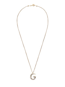 Sorrelli Crystal G Initial Pendant Necklace