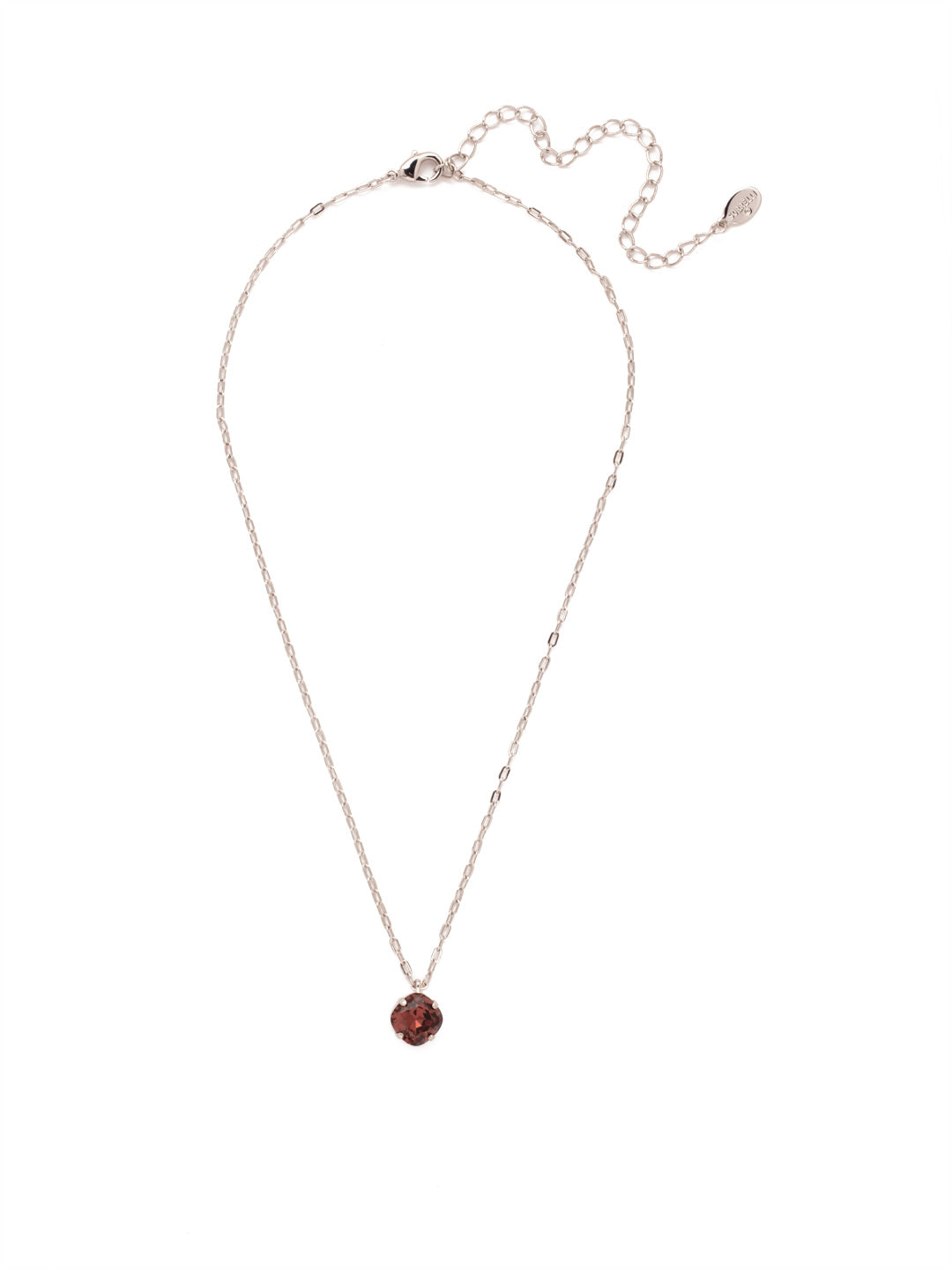 Sorrelli Burgundy Siren Pendant Necklace