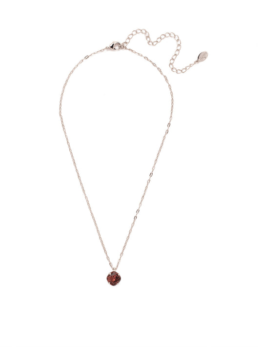 Sorrelli Burgundy Siren Pendant Necklace