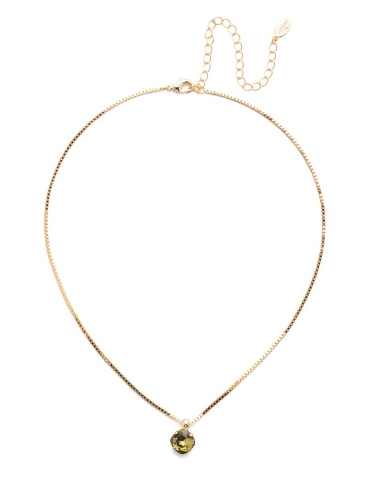 Sorrelli Khaki Halcyon Pendant Necklace