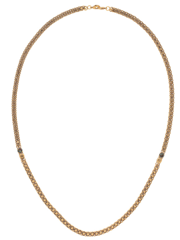 Sorrelli Selvedge Denim Tatum Long Necklace