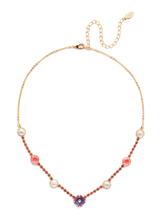 Sorrelli Begonia Caterina Tennis Necklace