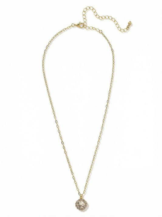 Sorrelli Crystal Haute Halo Pendant Necklace