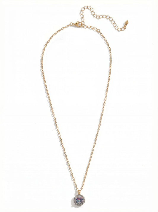 Sorrelli Vitrail Light Haute Halo Pendant Necklace
