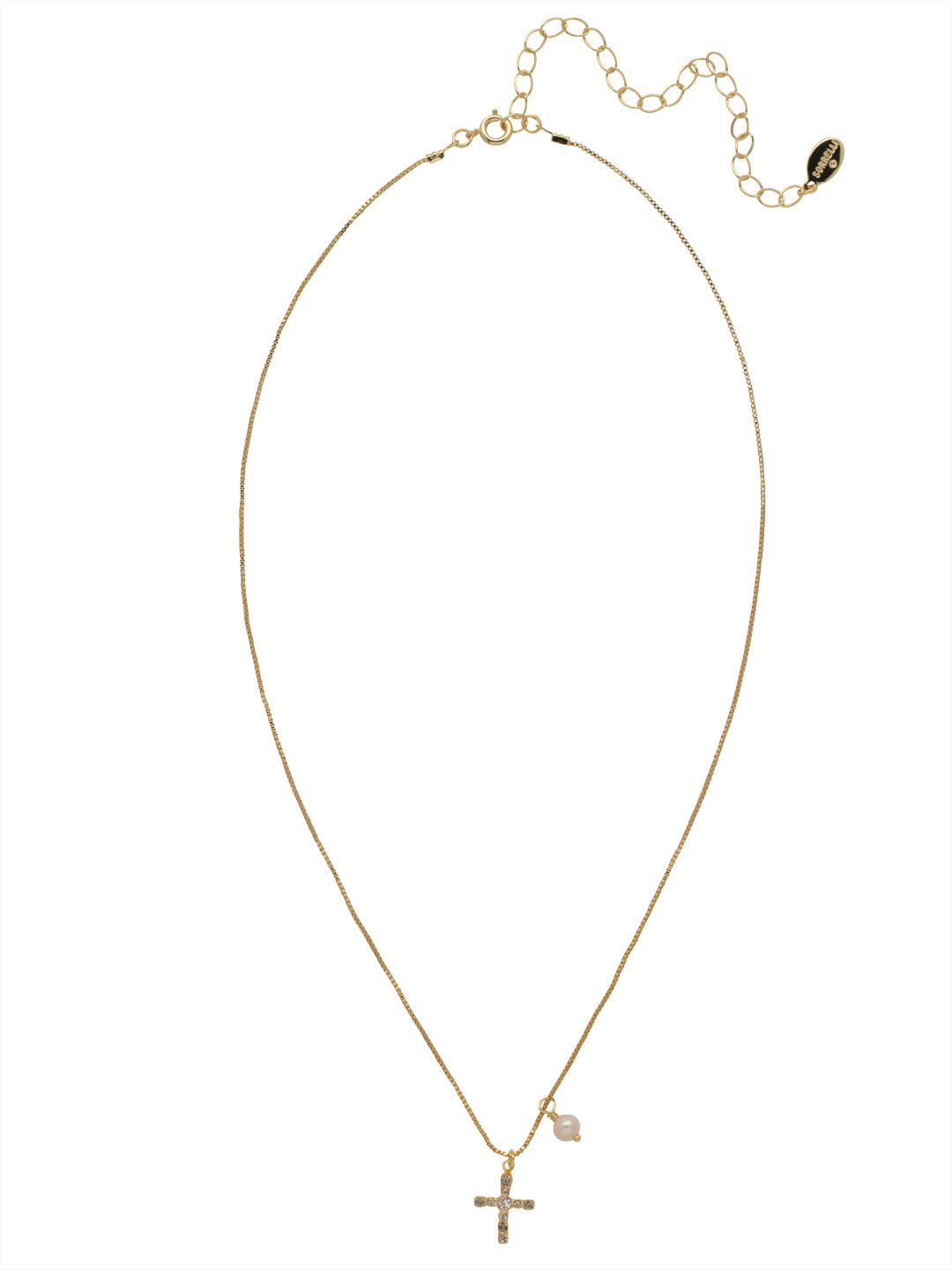 Sorrelli Crystal Joelle Cross Pendant Necklace