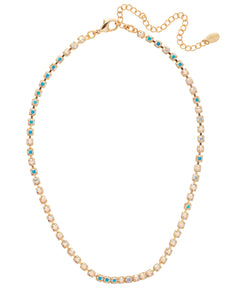 Sorrelli Crystal Aurora Borealis Marnie Tennis Necklace