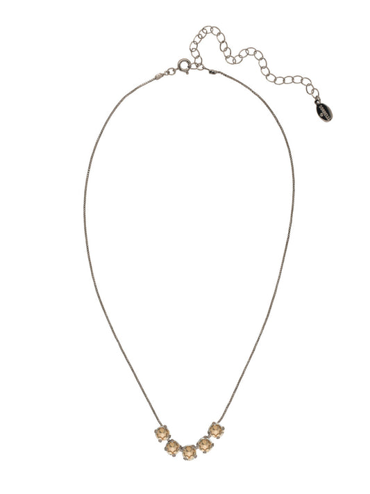Sorrelli Dark Champagne Shaughna Tennis Necklace