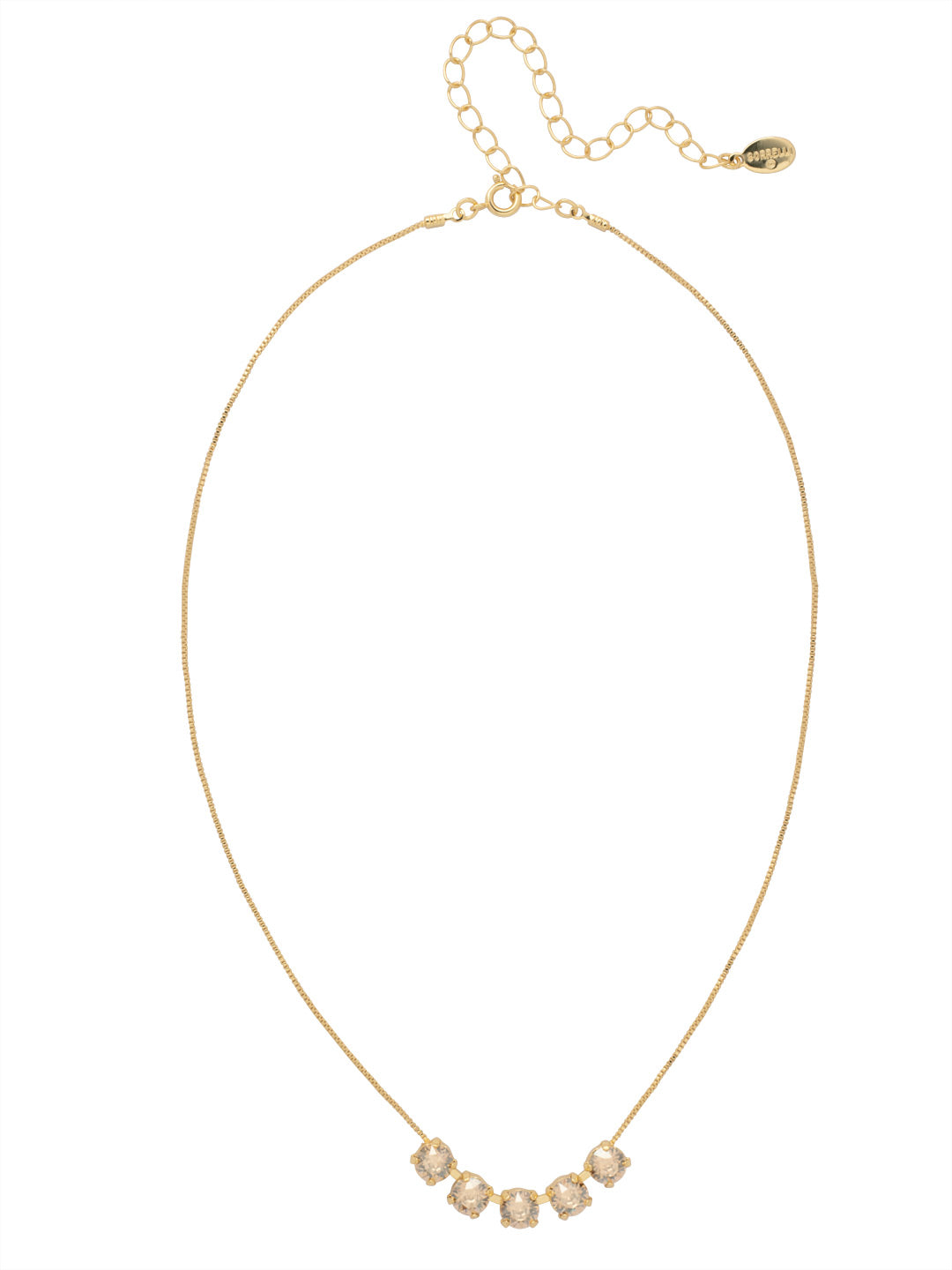 Sorrelli Dark Champagne Shaughna Tennis Necklace