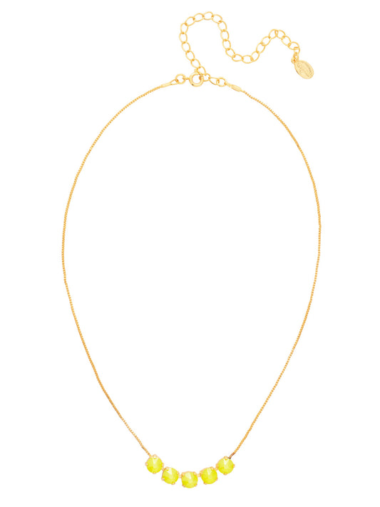 Sorrelli Electric Yellow Shaughna Tennis Necklace