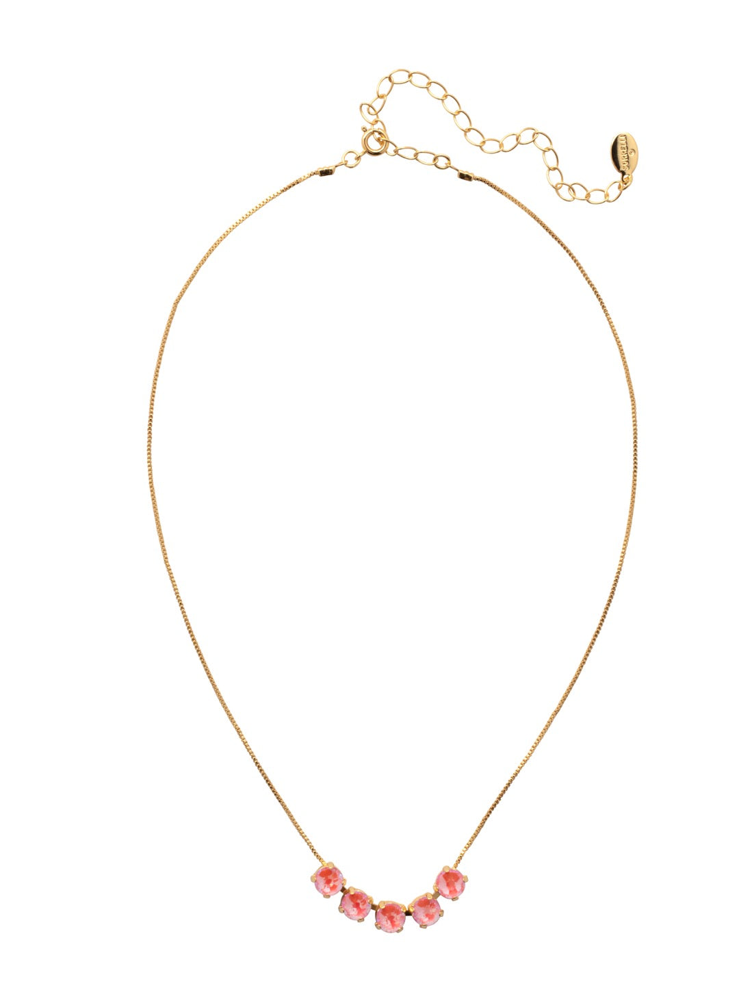 Sorrelli Light Rose Delite Shaughna Tennis Necklace