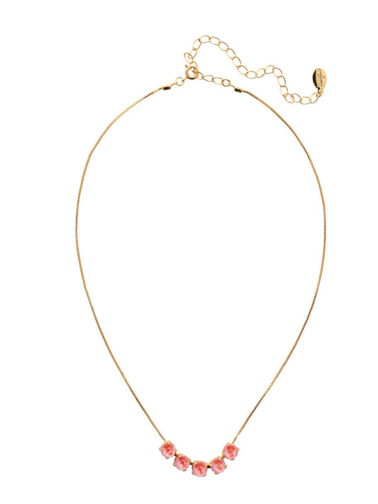 Sorrelli Light Rose Delite Shaughna Tennis Necklace