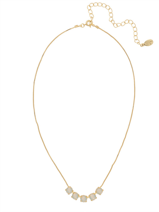 Sorrelli White Opal Shaughna Tennis Necklace