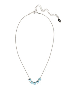 Sorrelli Aquamarine Shaughna Tennis Necklace