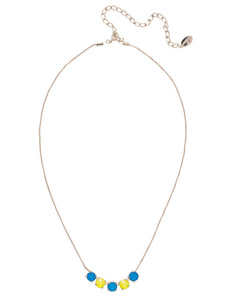 Sorrelli Blue Poppy Shaughna Tennis Necklace