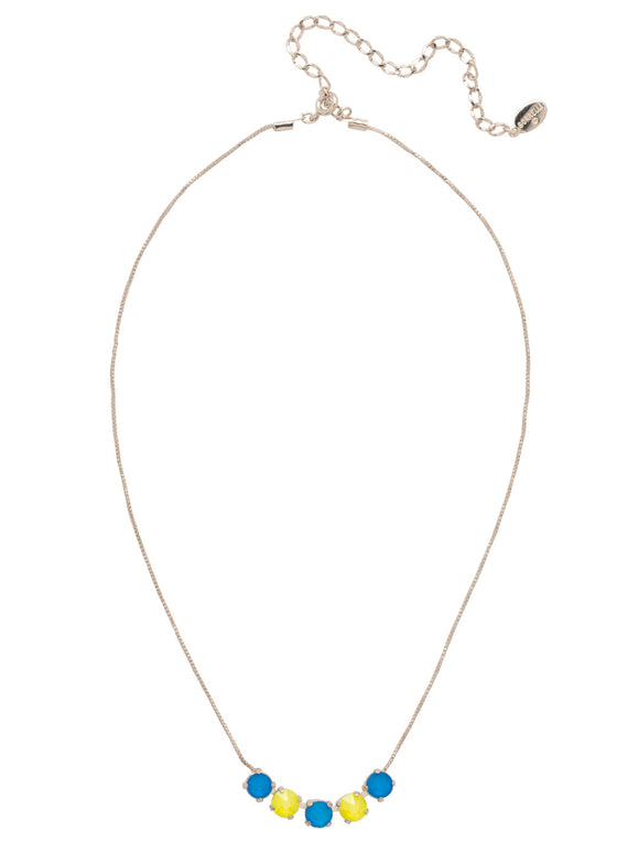 Sorrelli Blue Poppy Shaughna Tennis Necklace