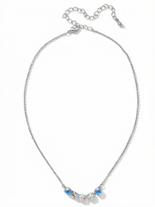 Sorrelli Rainbow Quartz Shaughna Tennis Necklace