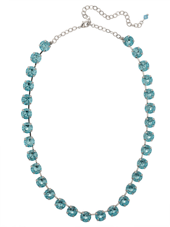 Sorrelli Aquamarine Mara Tennis Necklace