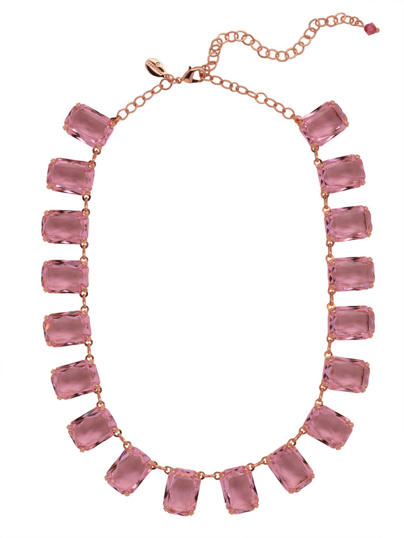 Sorrelli Pink Pineapple Julianna Emerald Statement Necklace